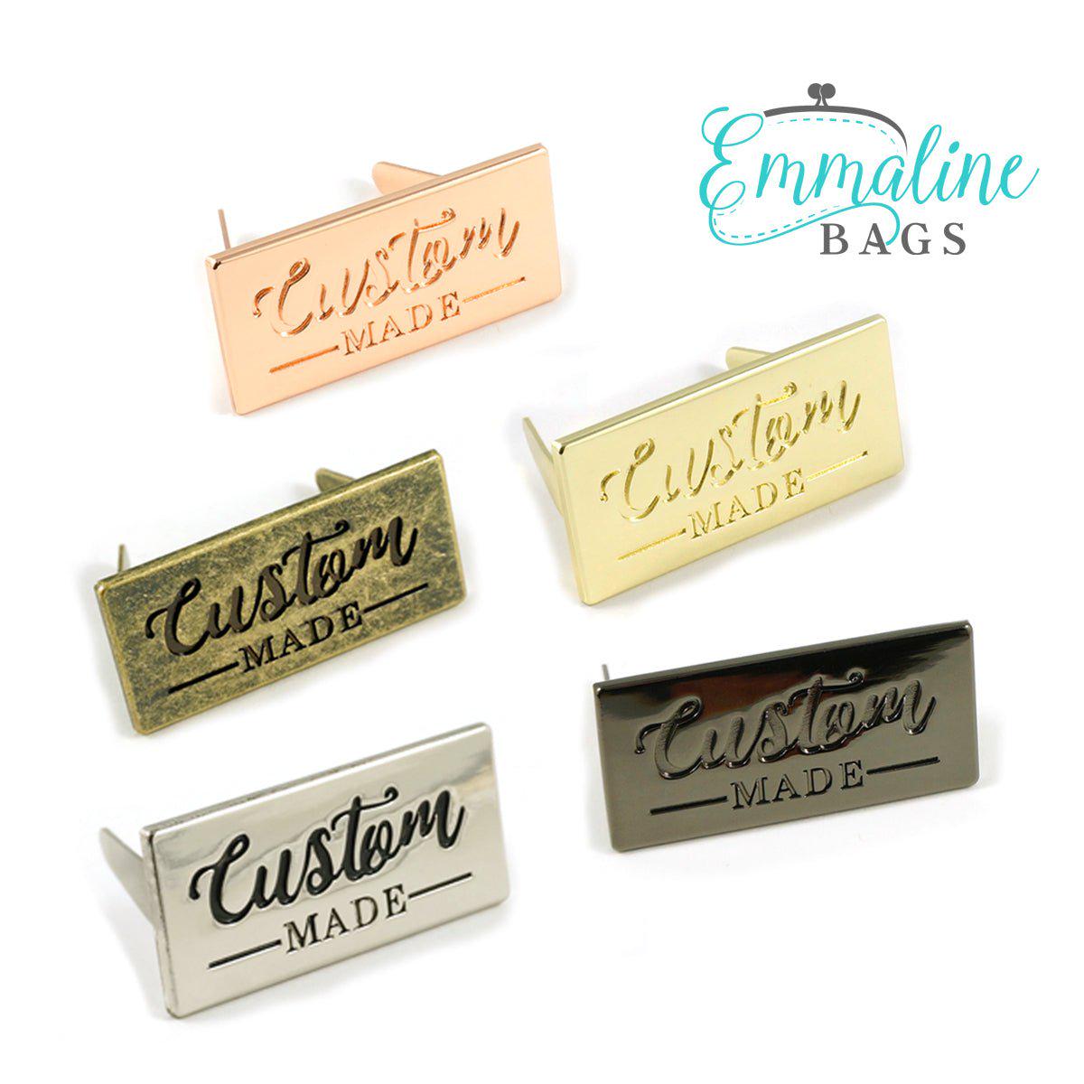 Metal Bag Label Custom Made - Large