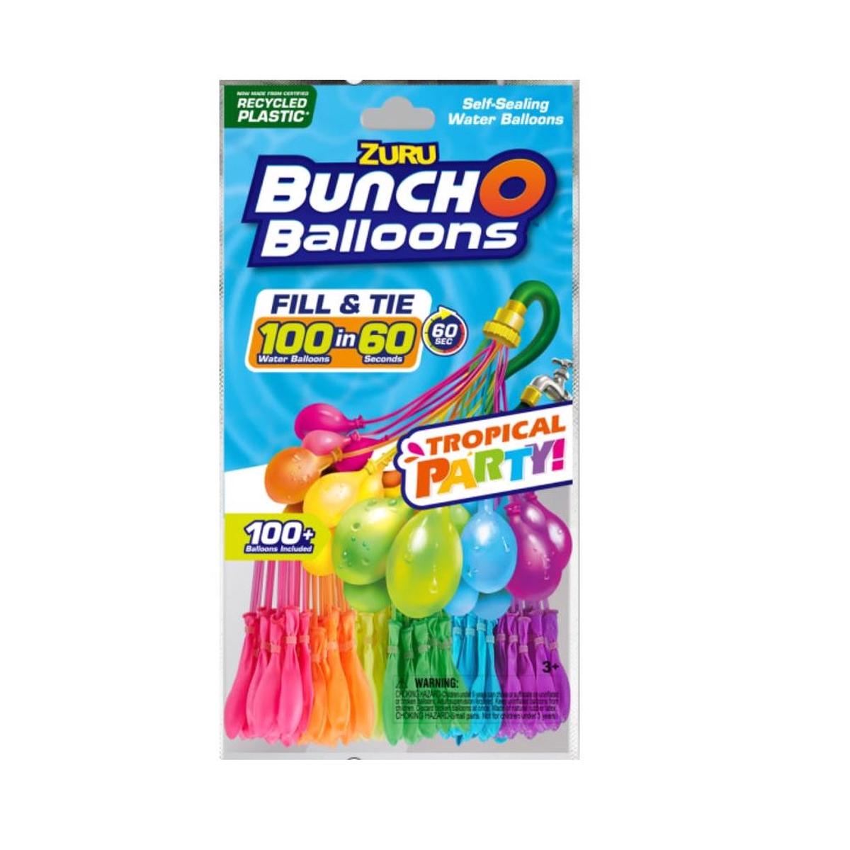 Zuru 56480SK Bunch O Balloons Rapid Filling Water Balloons Assorted Colors