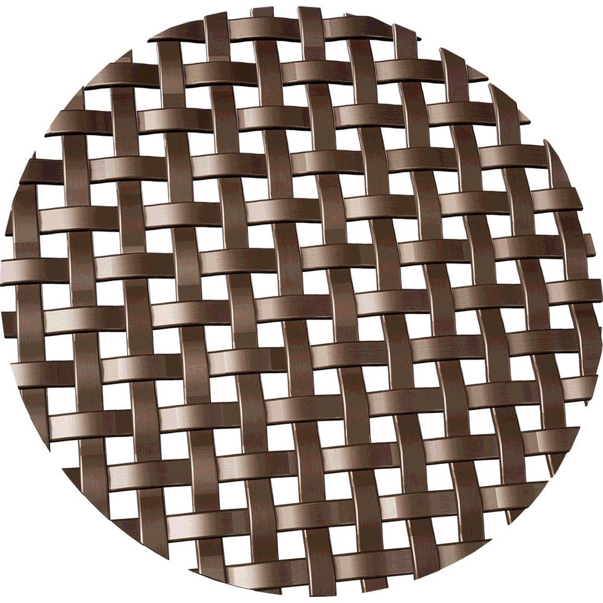 1875 Flat Square Decorative Grille - Antique Brass 18 W x 48 L Sheet