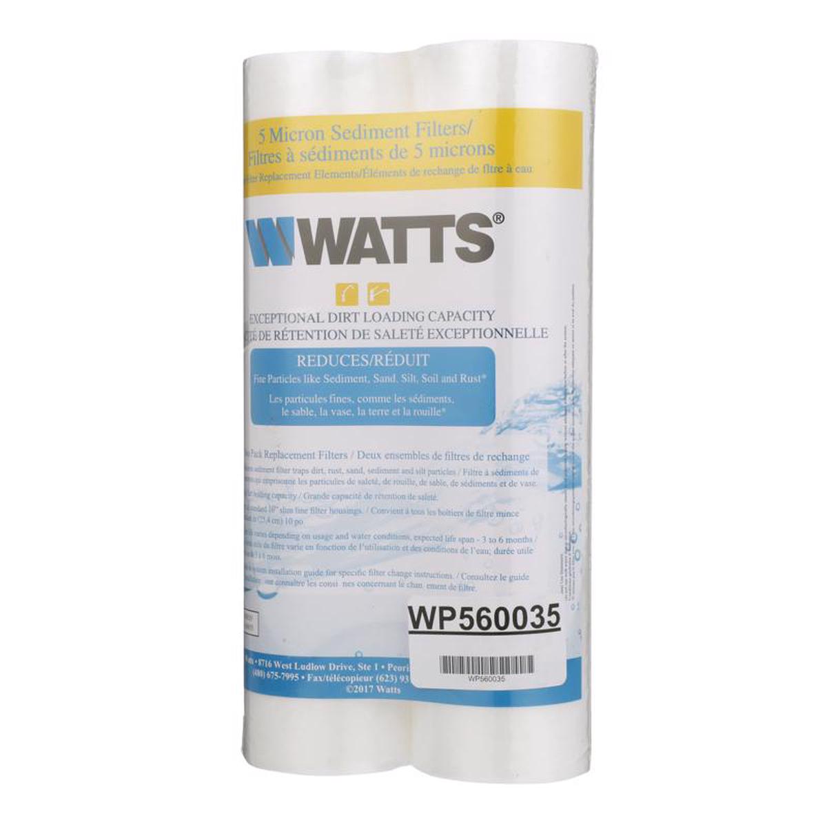 Watts WP560035 Premier Melt Blown Water Filter 1350 Gallon Capacity