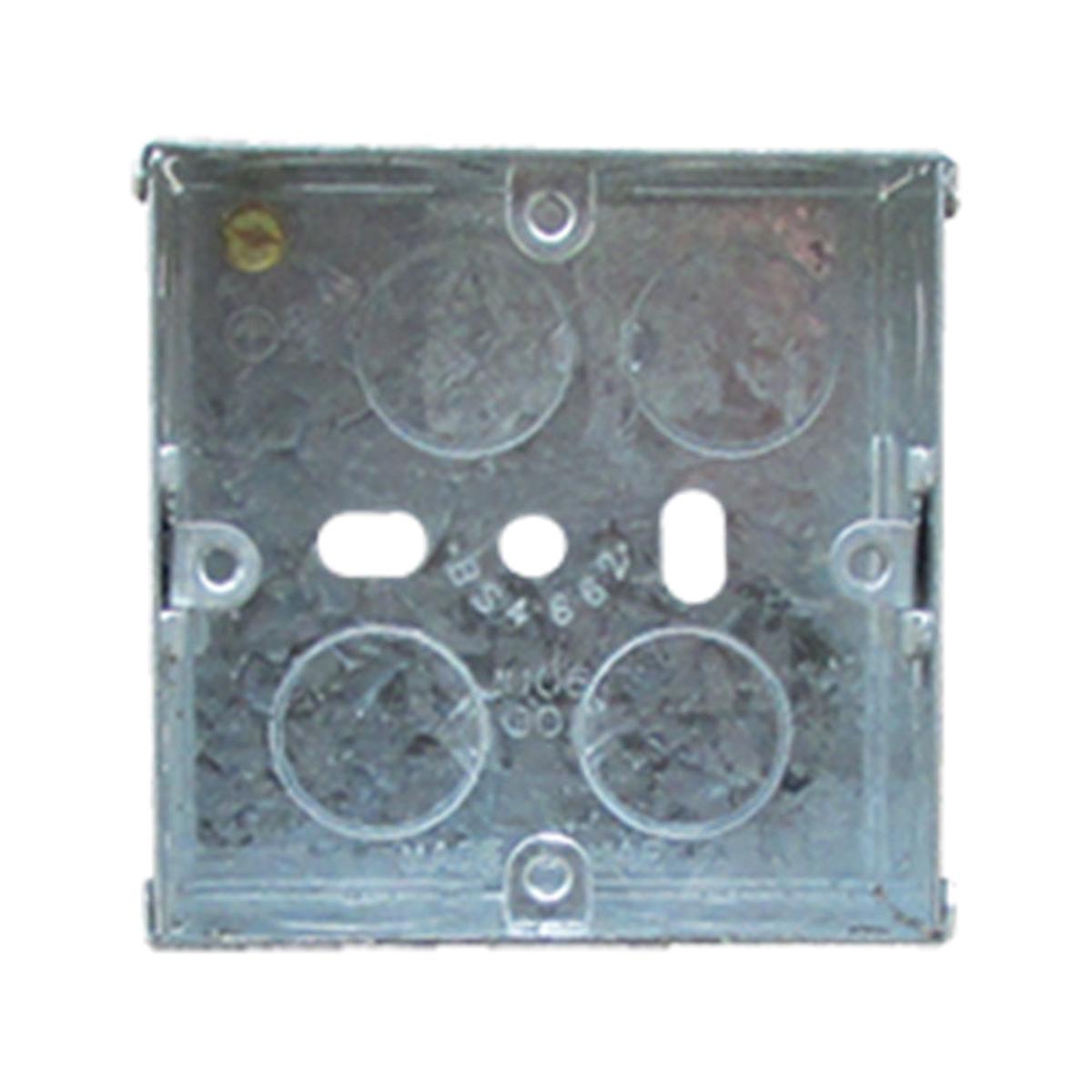 1 Gang Metal Socket Box Sasta