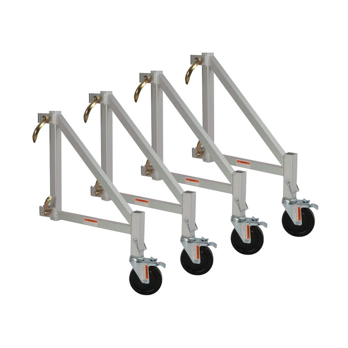 Metaltech Kit Of 4 Outriggers w Casters For Aluminum Scaffold I-CAISC